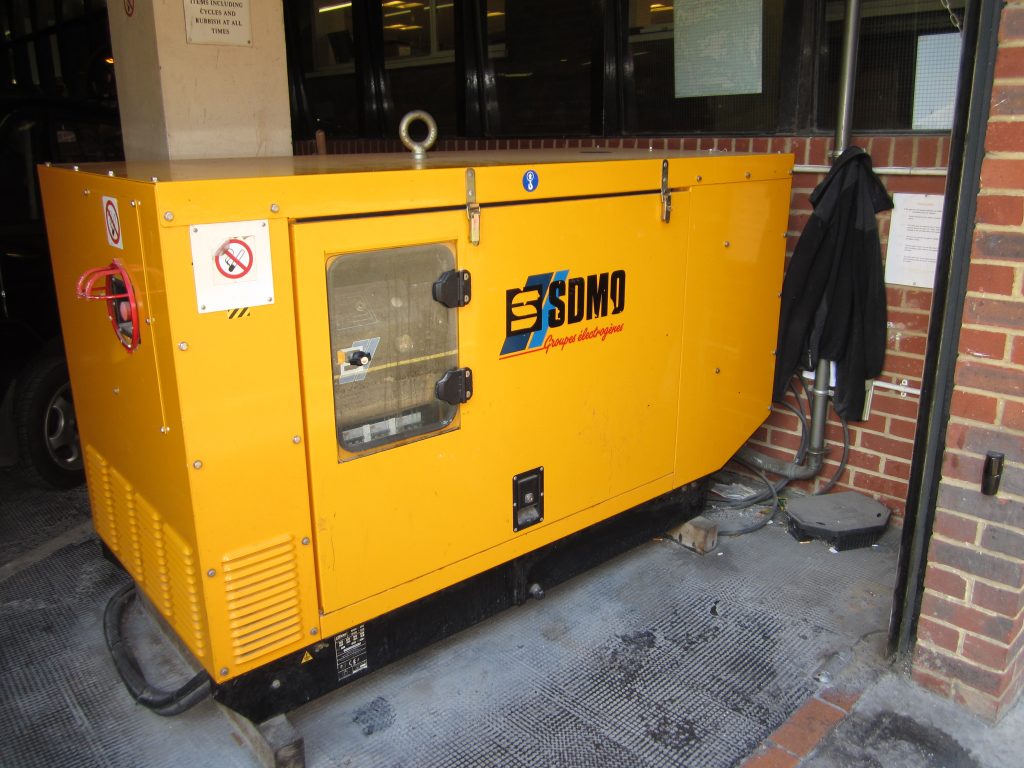 Generator removal by engineers